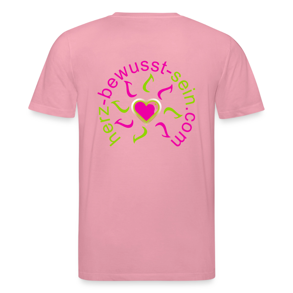 Unisex Bio-T-Shirt Herz-bewusst-sein - Lila Traum