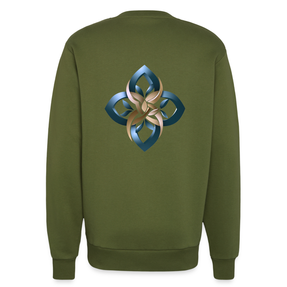 chisign Organic Relaxed Crew Neck Made in EU - MOSS GREEN