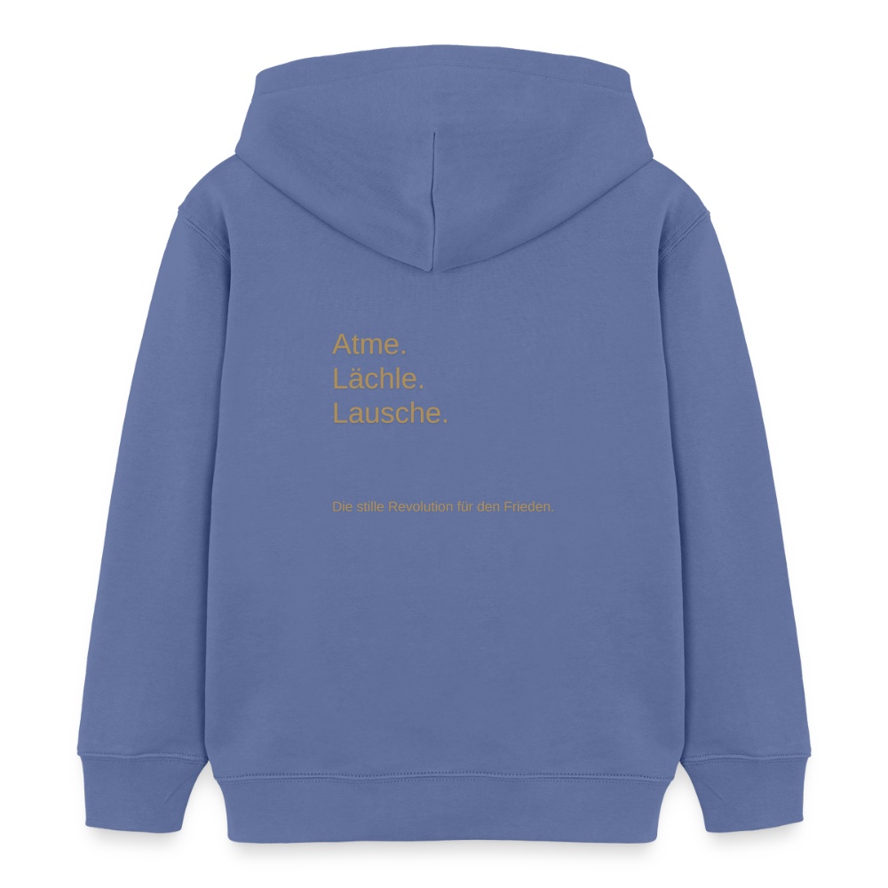 Kinder Organic Hoodie Mini Cruiser "Monade" - Blau