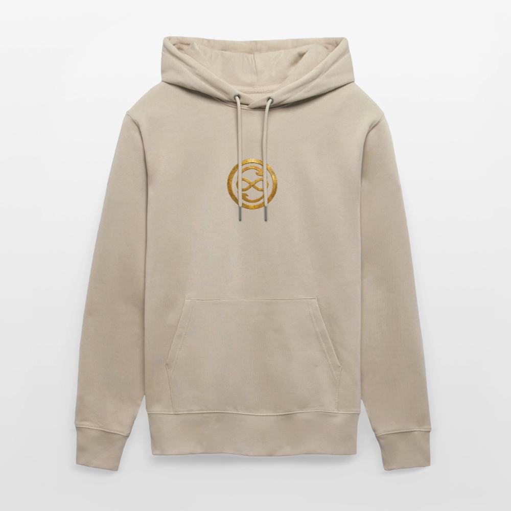 Unisex Bio-Hoodie ANIMA AETERNA - Beige