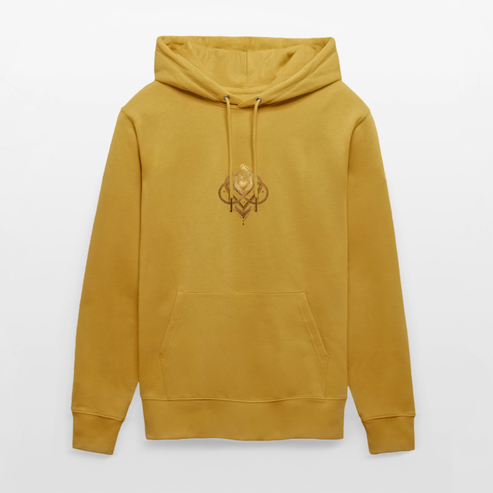 Unisex Bio-Hoodie "Agape" - Ocker