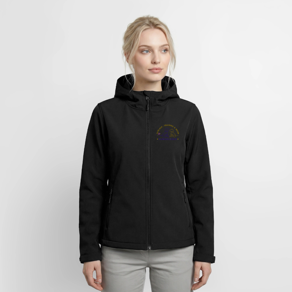 Hundeglück Frauen Recycelte Softshelljacke von Stanley/Stella - Schwarz