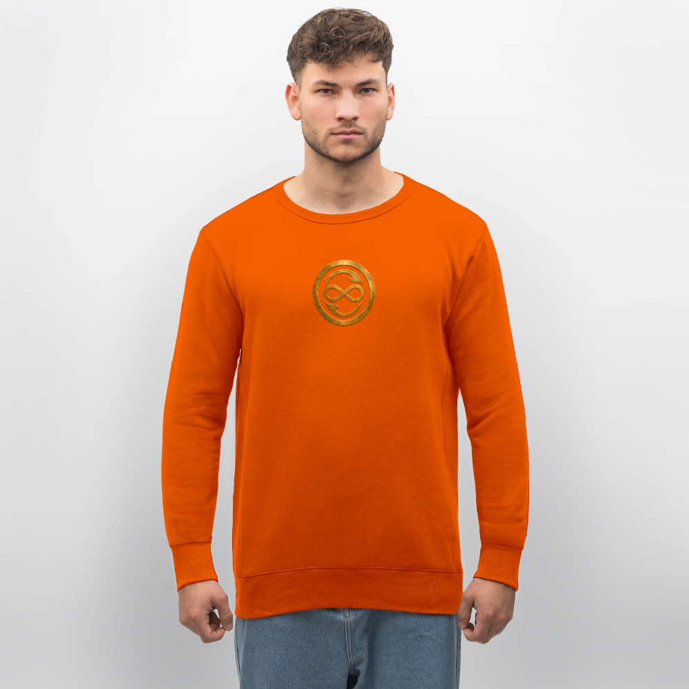 Unisex Bio-Sweatshirt ANIMA AETERNA - Tieforange