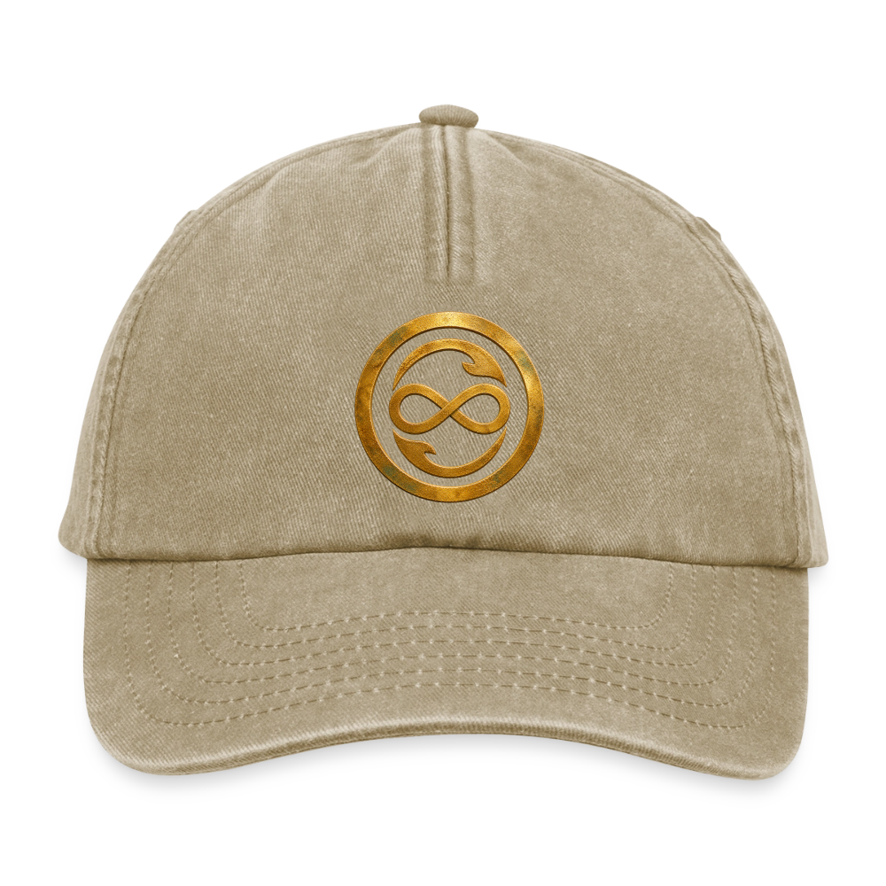 Relaxed Vintage Cap ANIMA AETERNA - Vintage Beige