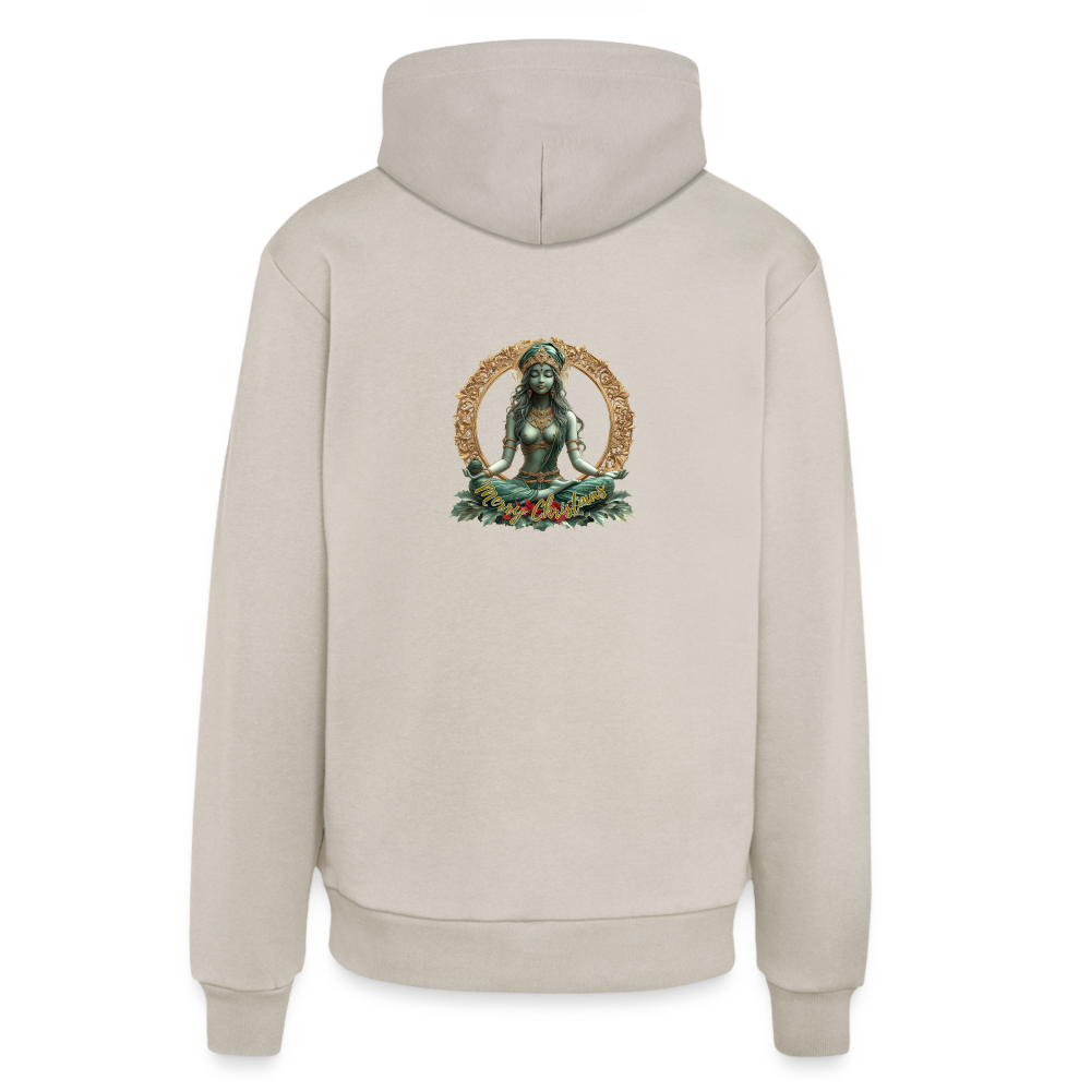 Organic Relaxed Hoodie Made in EU - WARM CLAY