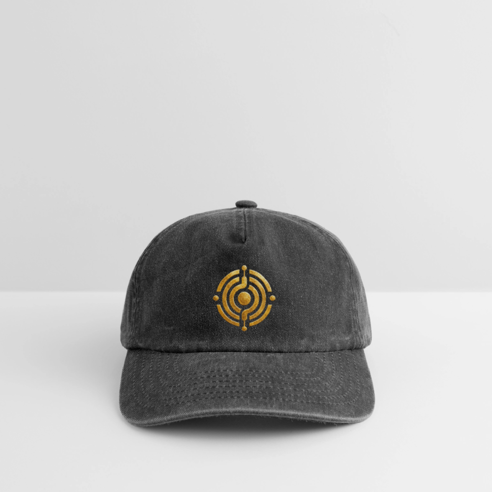 Relaxed Vintage Cap Symbol Effatá - Vintage Schwarz