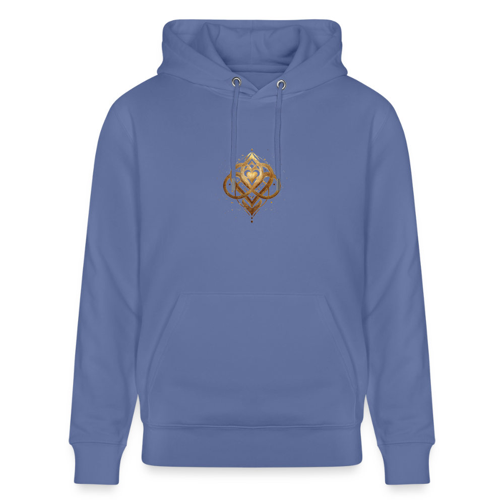 Unisex Bio-Hoodie "Agape" - Blau
