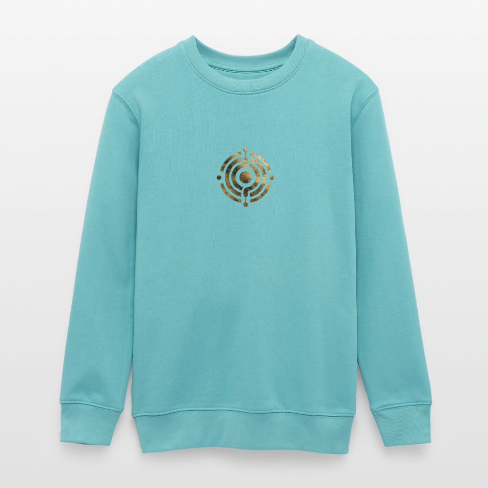 Teenager Organic Sweatshirt Mini Changer "Monade" - Pastelltürkis