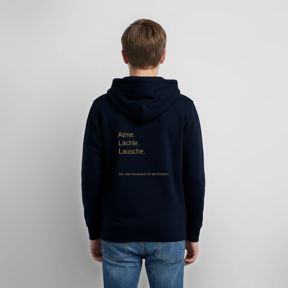 Teenager Organic Hoodie Mini Cruiser "Monade - Navy