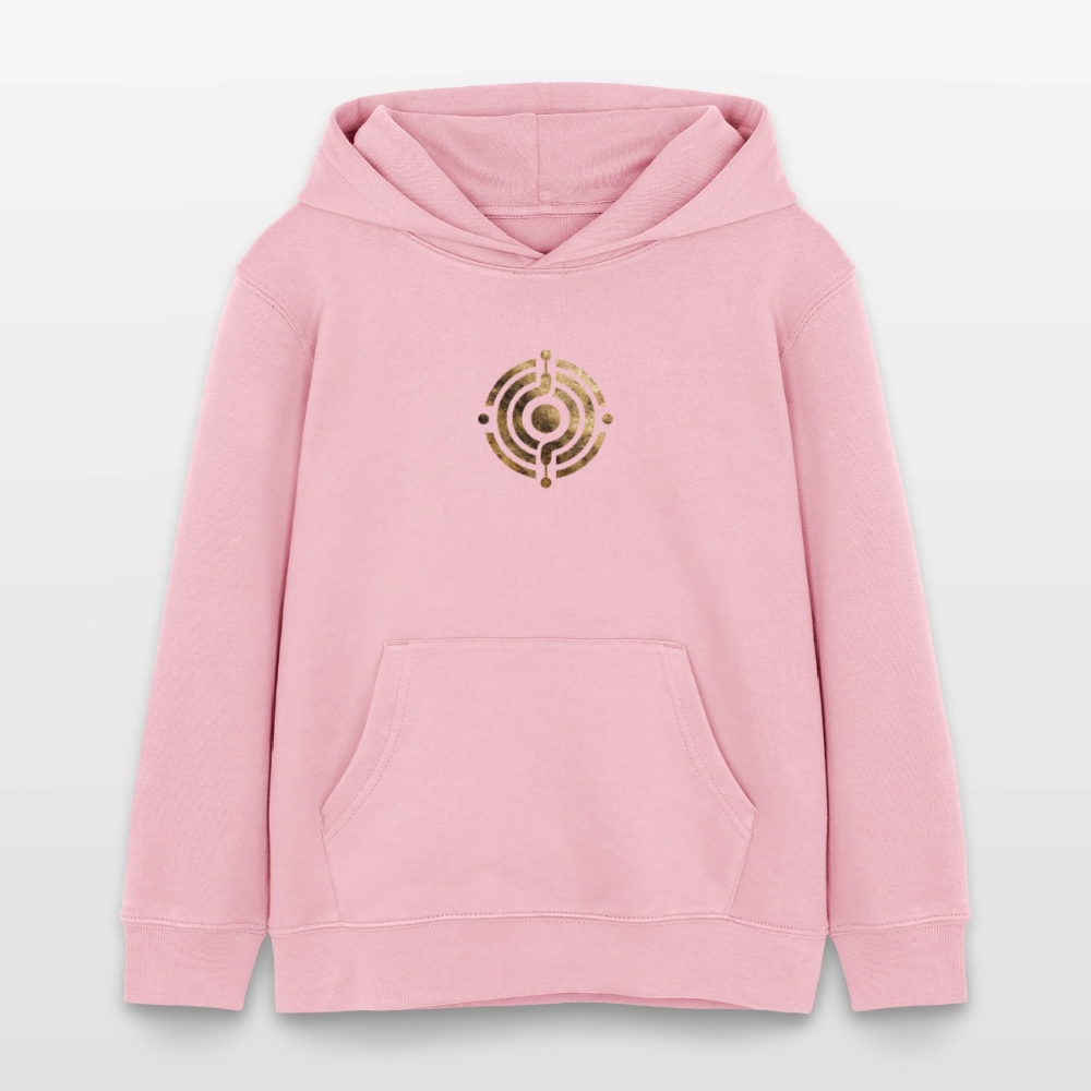 Kinder Organic Hoodie Mini Cruiser "Monade" - Hellrosa