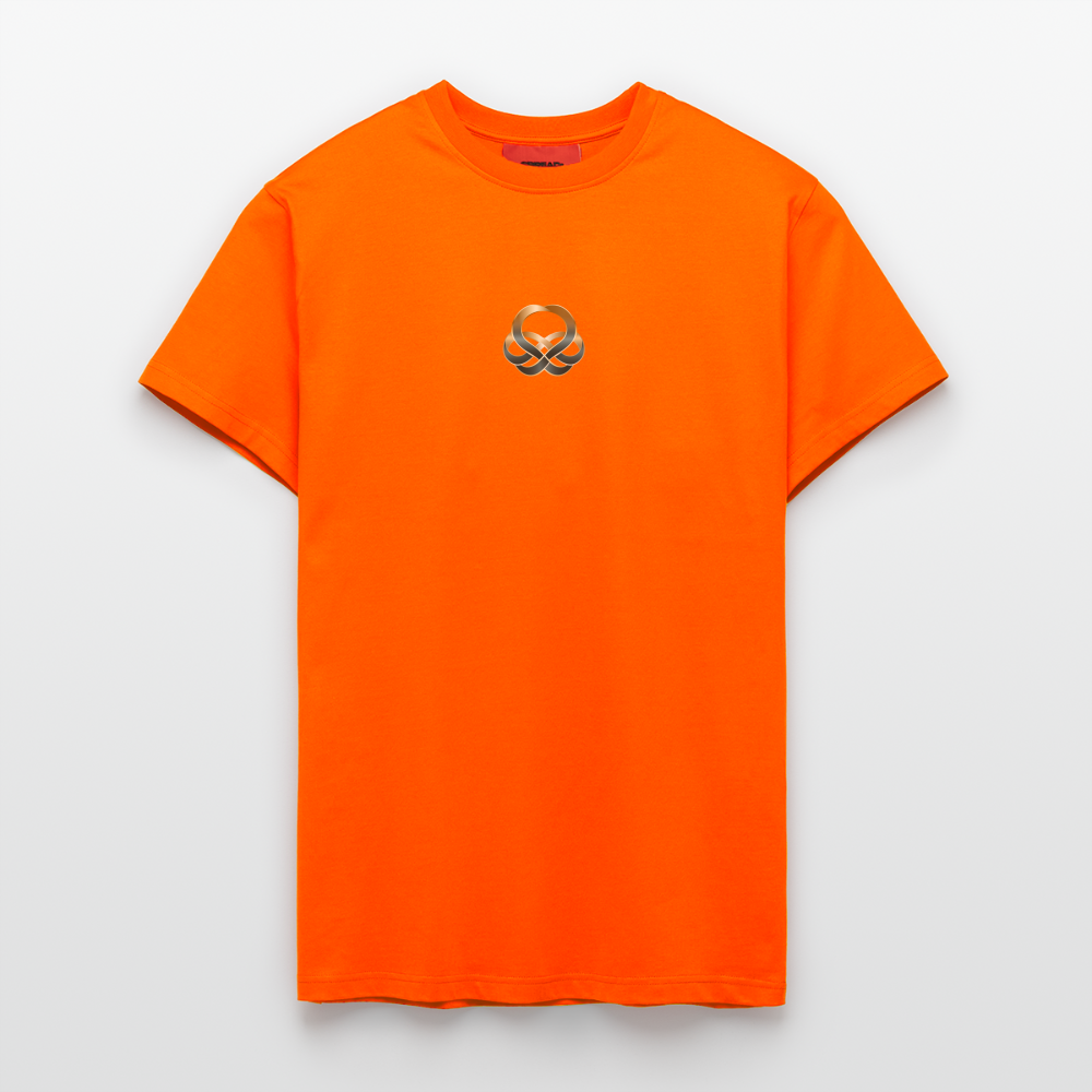 chisign Organic Relaxed T-Shirt Made in EU - SUNSET ORANGE