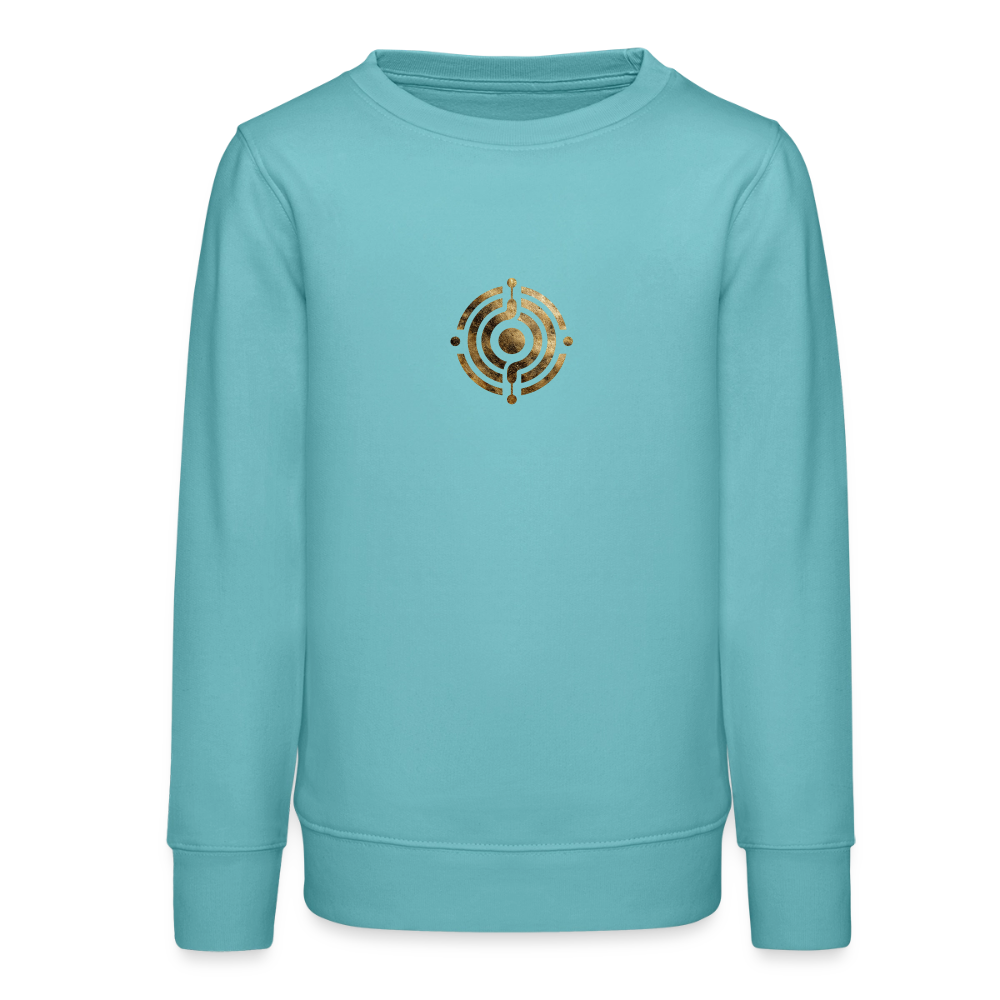 Teenager Organic Sweatshirt Mini Changer "Monade" - Pastelltürkis