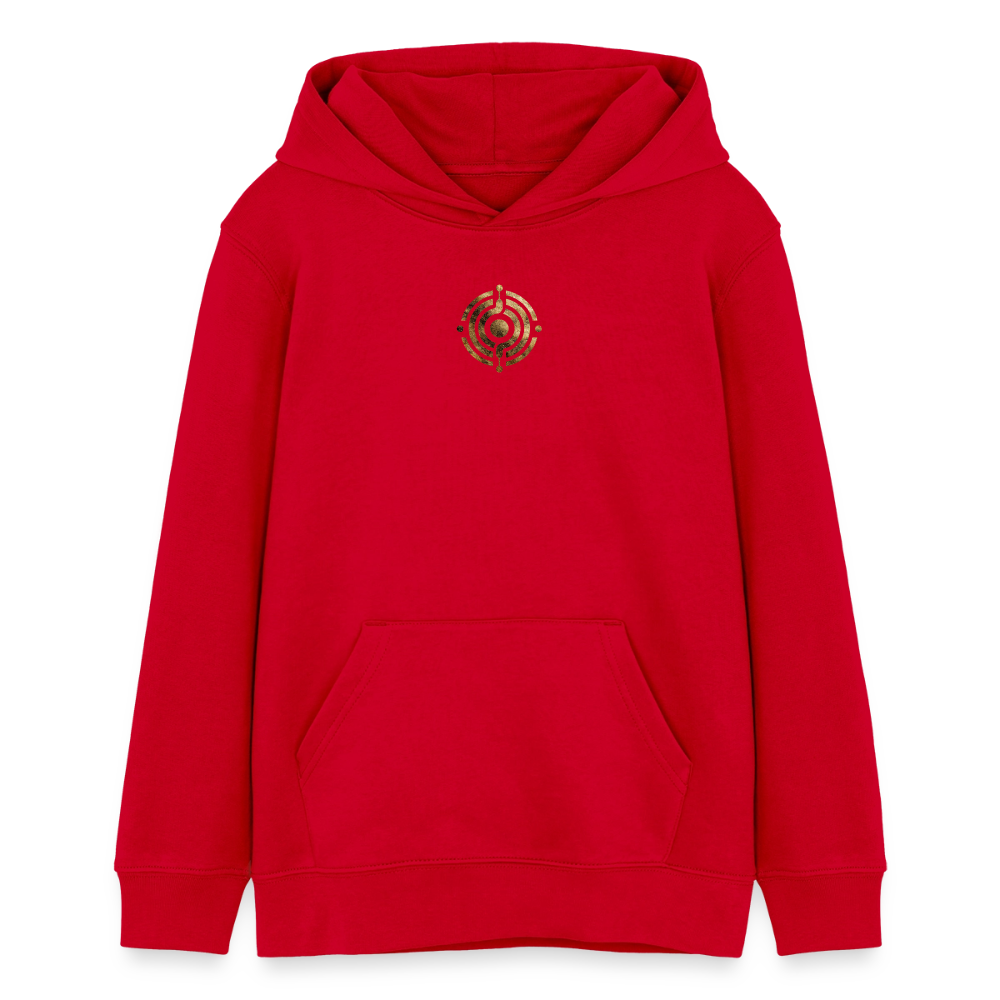 Teenager Organic Hoodie Mini Cruiser "Monade - Rot