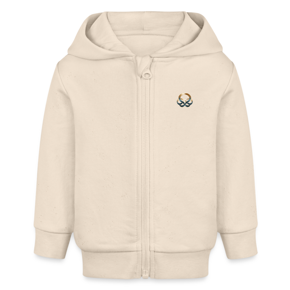 chiSign Stanley/Stella Bio Zip Hoodie BABY CONNECTOR - Naturweiß