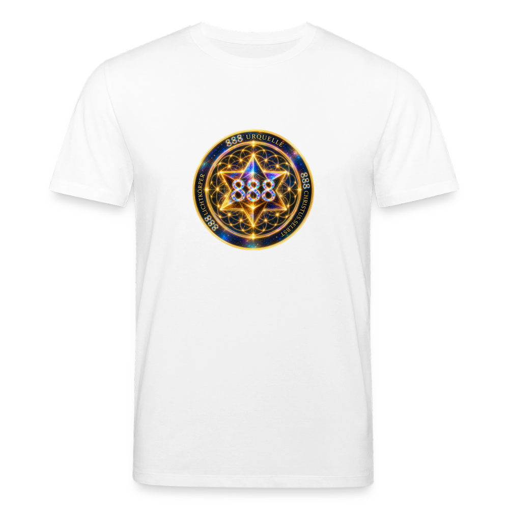 Unisex Bio-T-Shirt 888 Lichtköper - Weiß