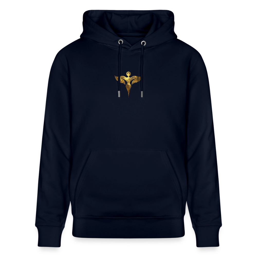 Unisex Bio-Hoodie hochwertig " Gaia" - Navy