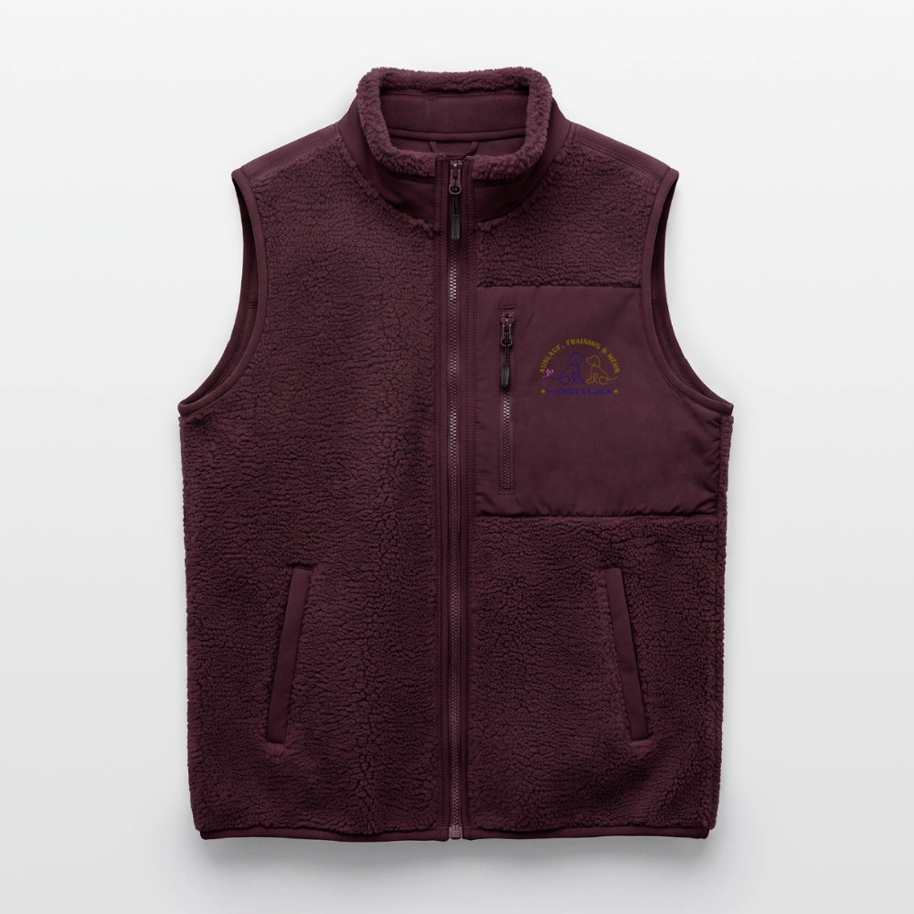 Hundeglück Unisex Sherpaweste von Stanley/Stella - Maroon