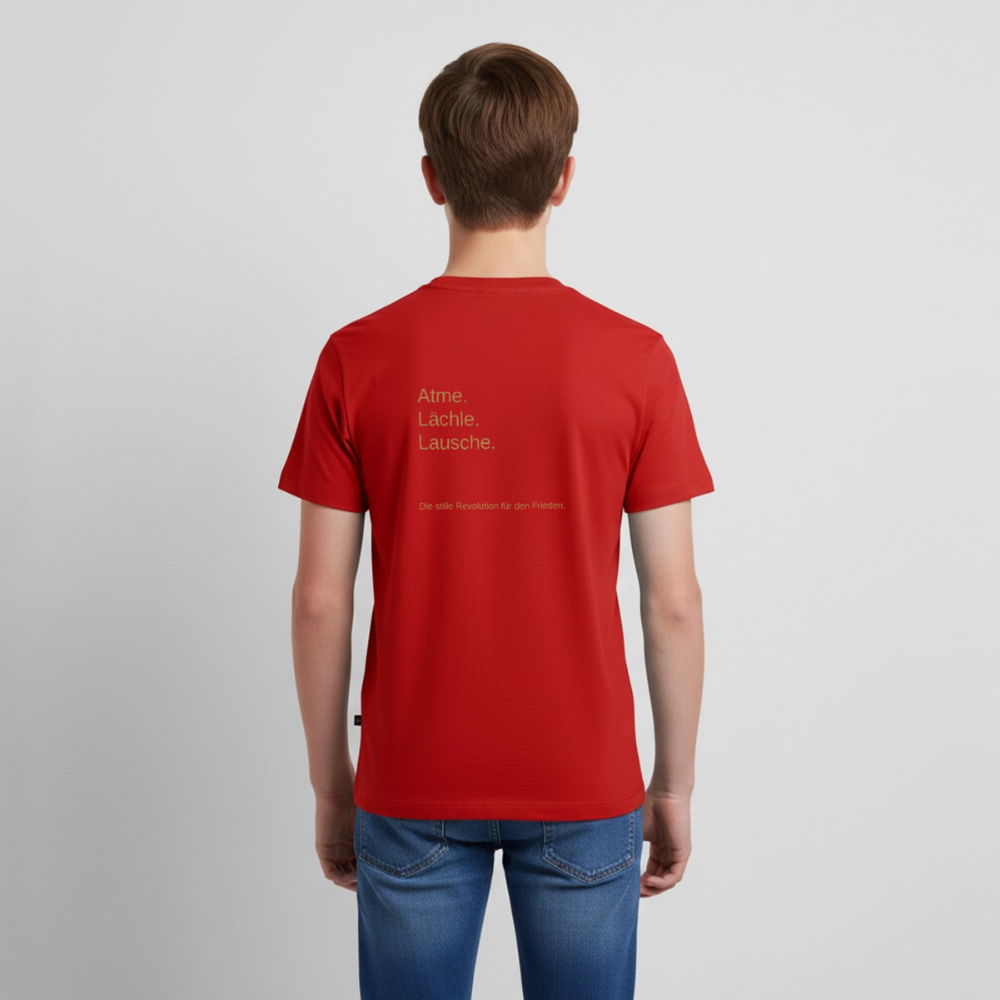 Teenager Premium T-Shirt "Monade" - Rot