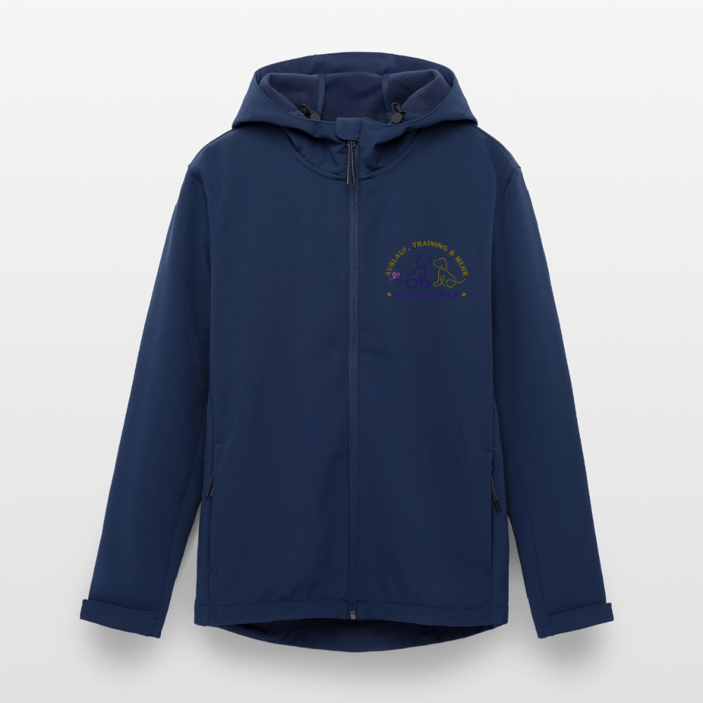 Hundeglück Frauen Recycelte Softshelljacke von Stanley/Stella - Navy