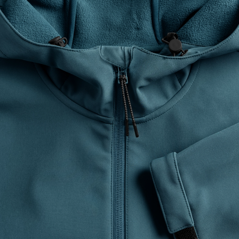 Hundeglück Frauen Recycelte Softshelljacke von Stanley/Stella - Dunkles Petrol