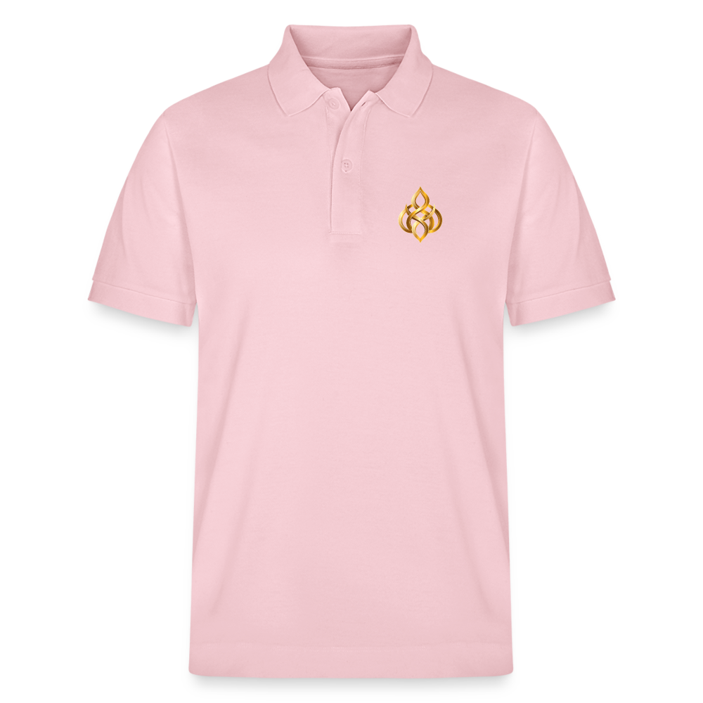 chiSign Quantenheilsymbol Zentrum und Ausgeglichenheit Stanley/Stella Unisex Bio-Poloshirt PREPSTER - Hellrosa