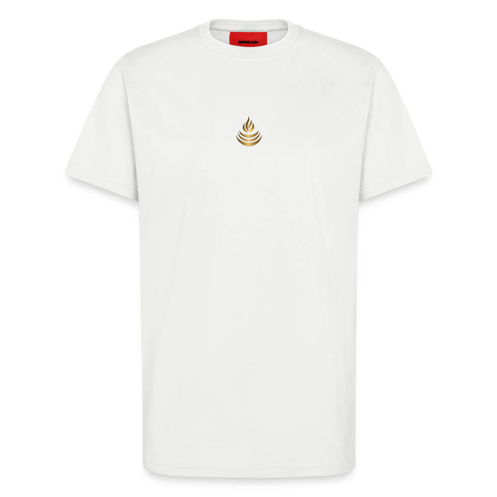 chiSign Quantenheilsymbol  "Reichtum & Erfolg"  Druck VS / RS Organic Relaxed T-Shirt Made in EU - OFF WHITE