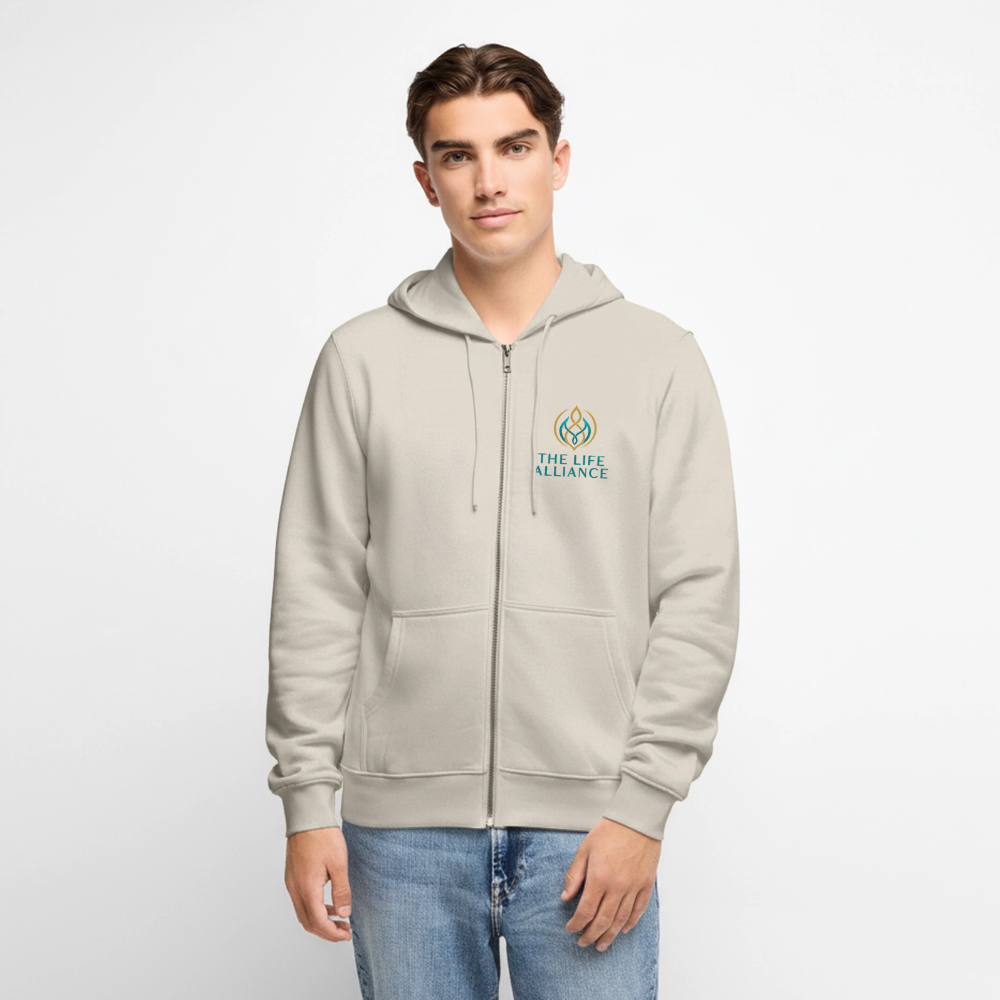 Unisex Premium Kapuzenjacke - Beige