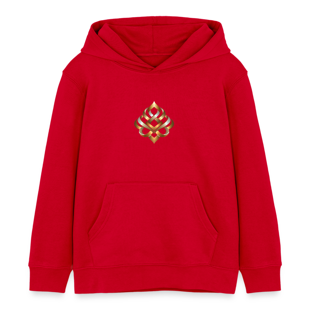 chiSign Quantenheilsymbol Kreativität und Kinder Stanley/Stella Kinder Bio-Hoodie Mini Cruiser - Rot