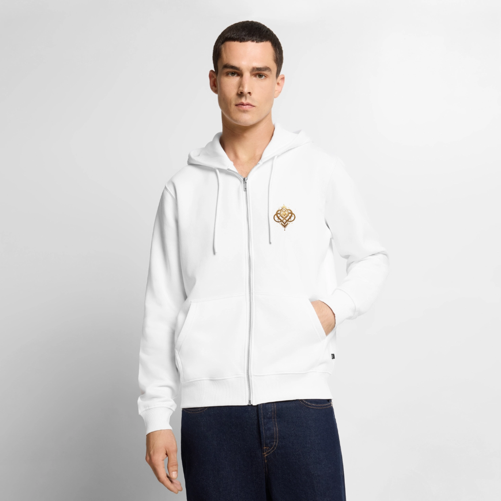 Männer Premium Kapuzenjacke „Agape“ - Weiß