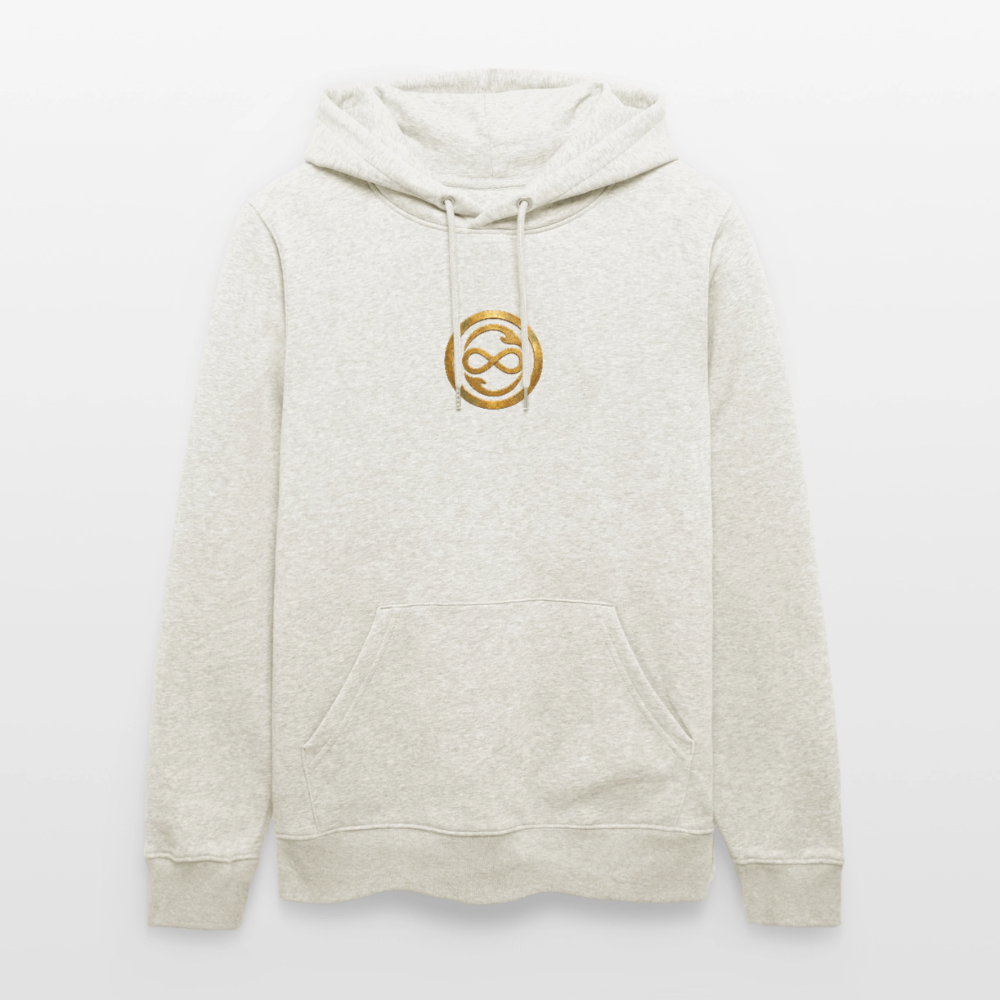 Unisex Bio-Hoodie ANIMA AETERNA - Beige meliert