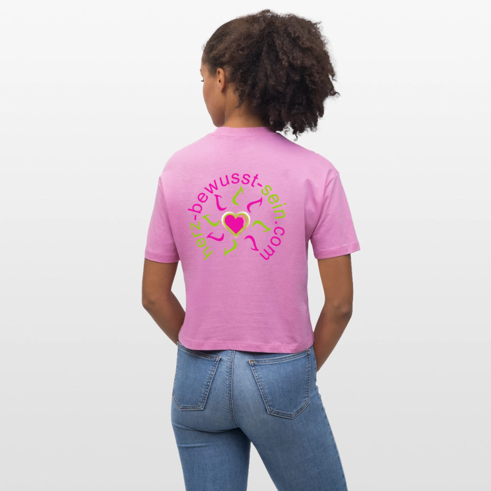 Frauen Bio-T-Shirt Nova Herz-Bewusst-Sein - Pink