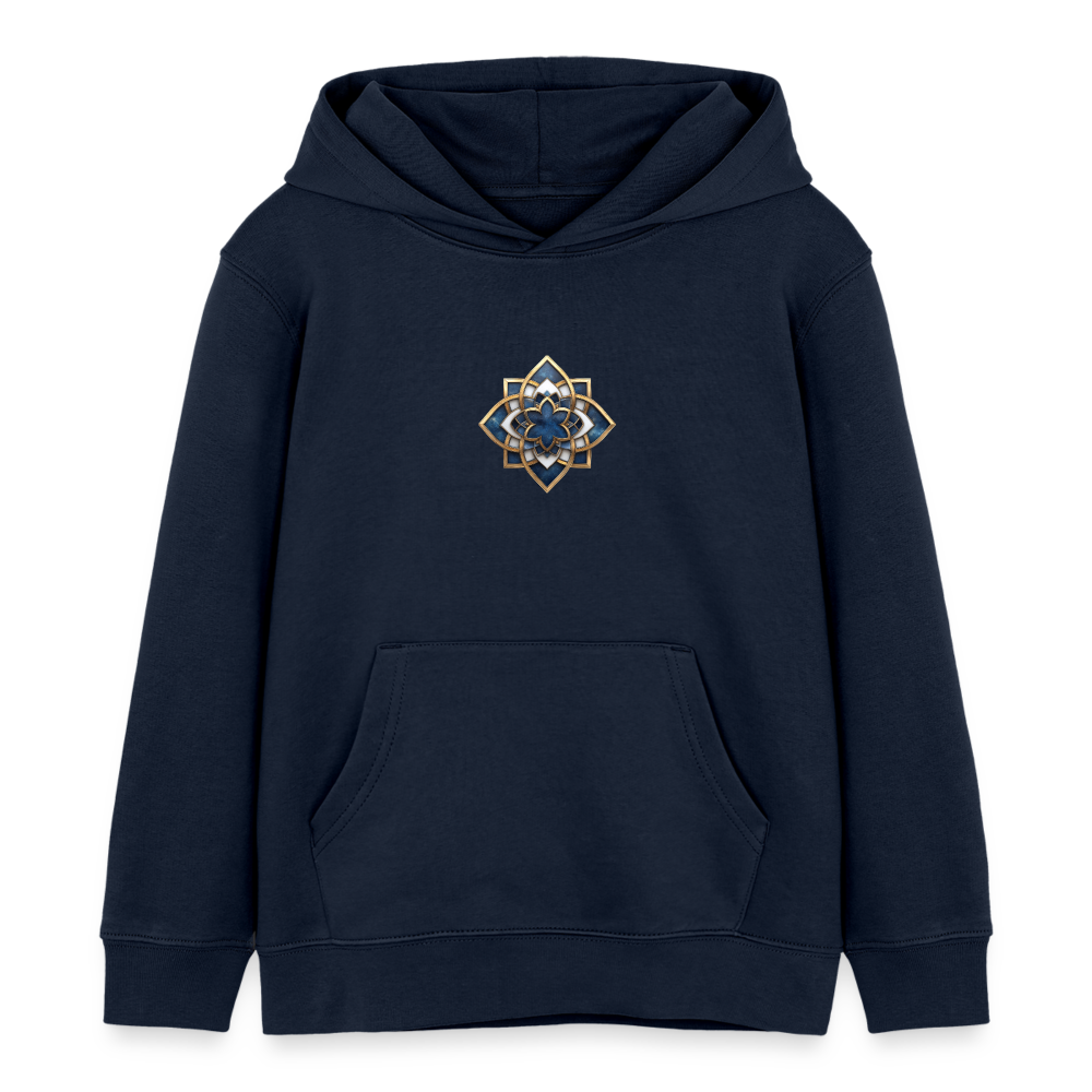 Das chiSign Quantenheilsymbol Weisheit & Integrität Stanley/Stella Kinder Bio-Hoodie Mini Cruiser - Navy