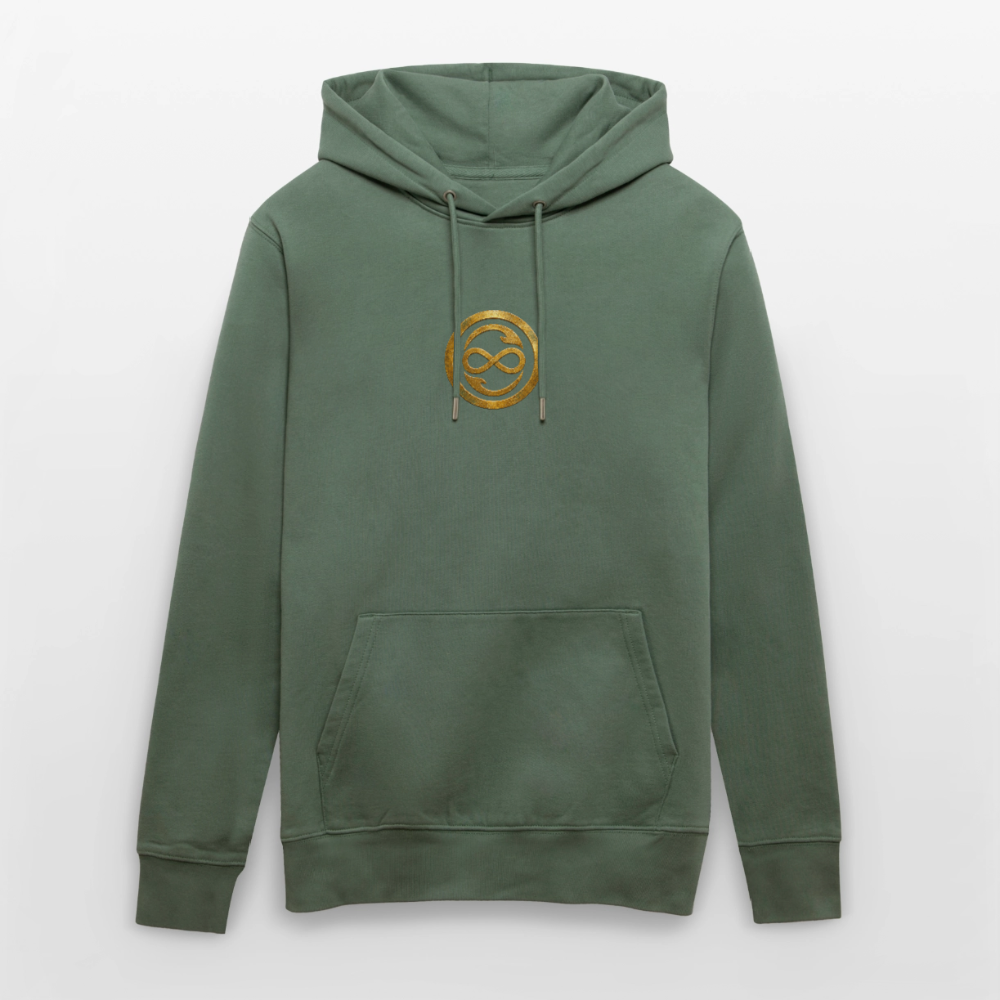 Unisex Bio-Hoodie ANIMA AETERNA - Tanngrün