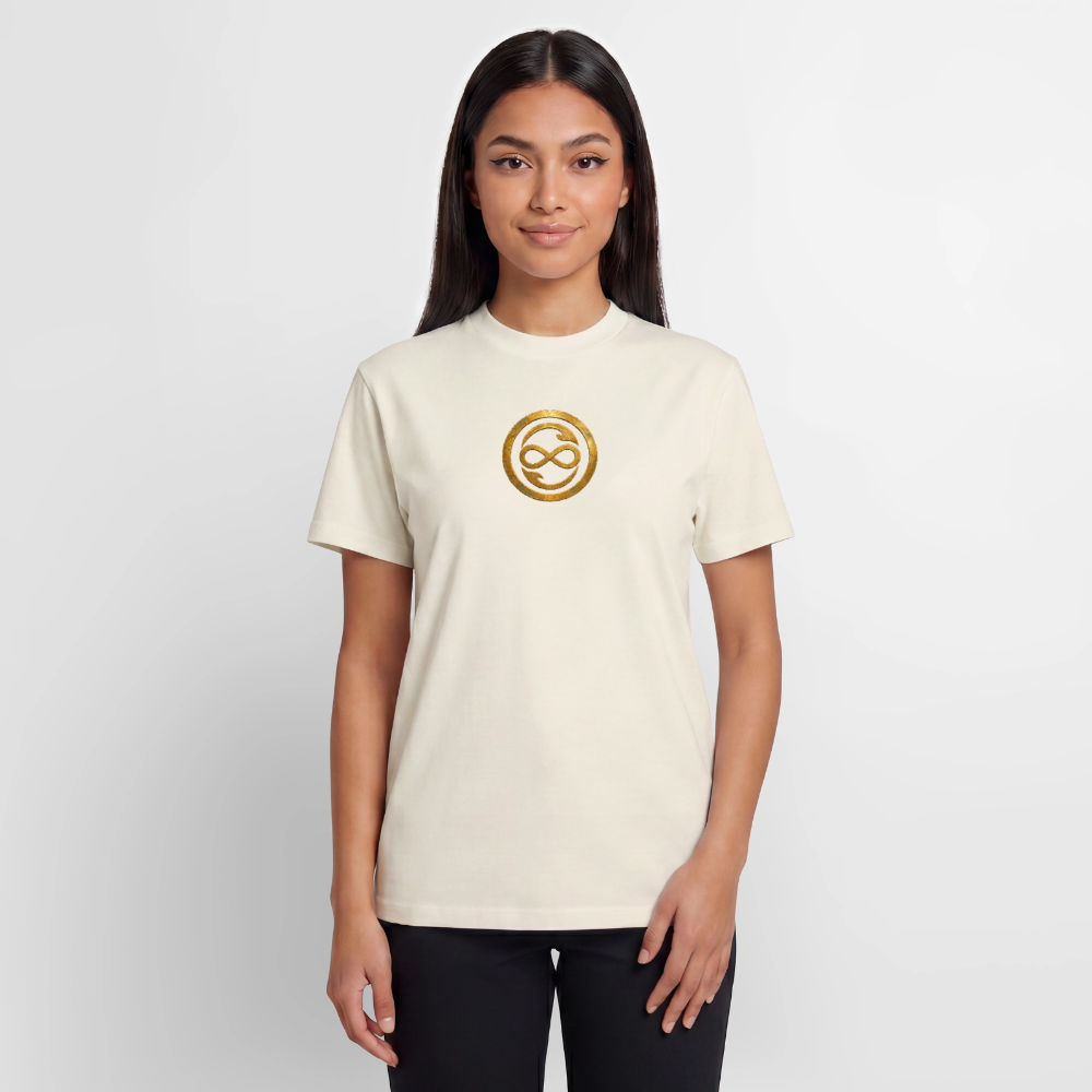 Relaxed Unisex Supima Cotton T-Shirt – ANIMA AETERNA - Naturweiß