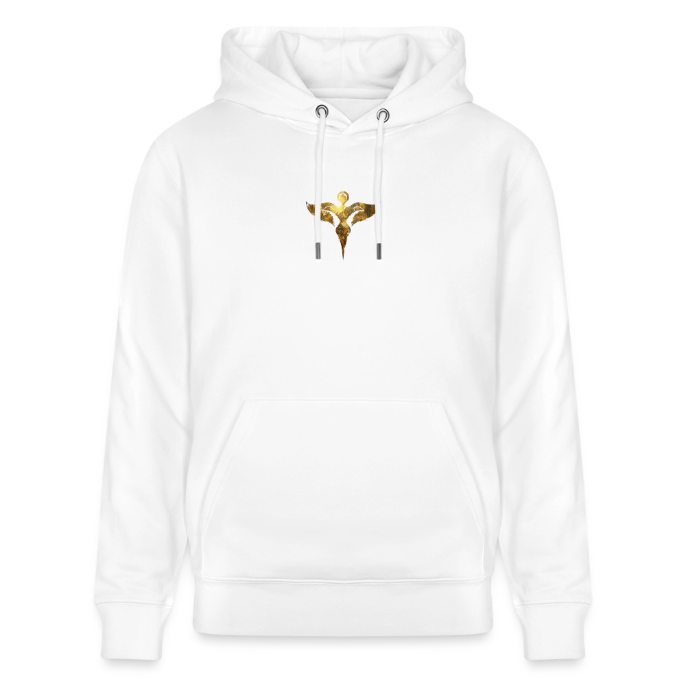 Unisex Bio-Hoodie hochwertig " Gaia" - Weiß