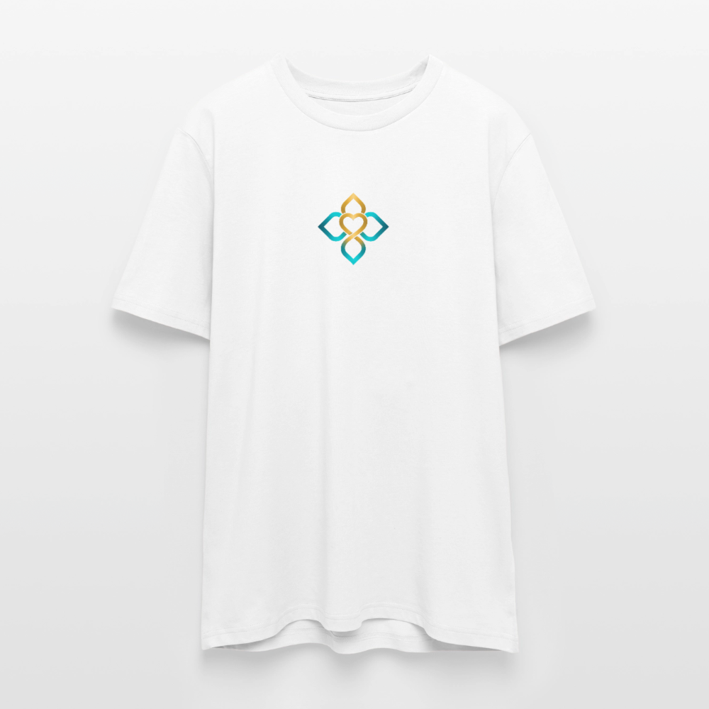 Unisex Bio-T-Shirt FRIEDEN BEGINNT IN MIR. - Weiß