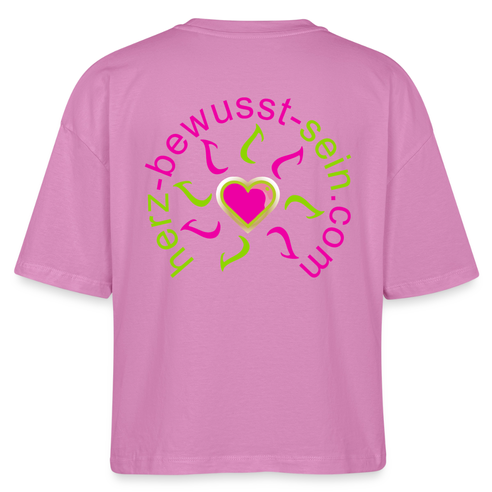 Frauen Bio-T-Shirt Nova Herz-Bewusst-Sein - Pink