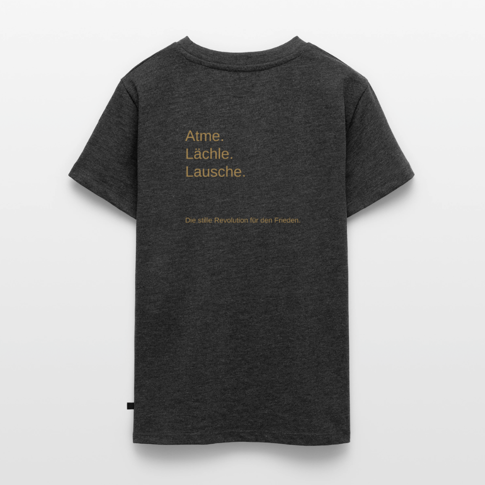 Teenager Premium T-Shirt "Monade" - Anthrazit meliert