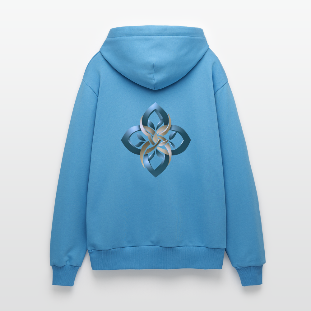 chiSign Organic Relaxed Hoodie Made in EU -  Sol Blue