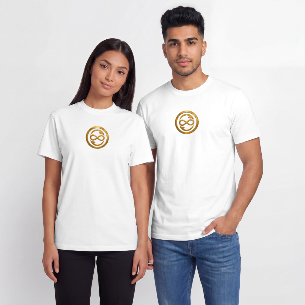 Relaxed Unisex Supima Cotton T-Shirt – ANIMA AETERNA - Weiß