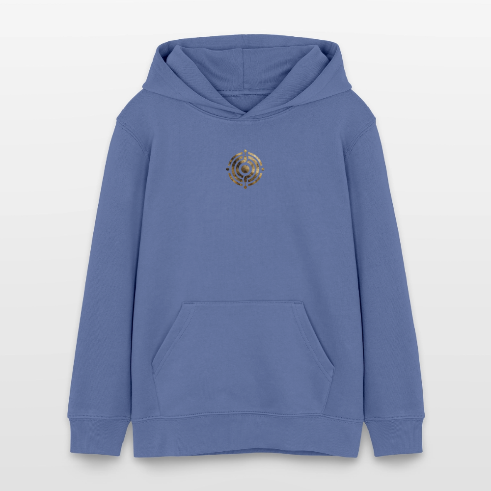 Teenager Organic Hoodie Mini Cruiser "Monade - Blau