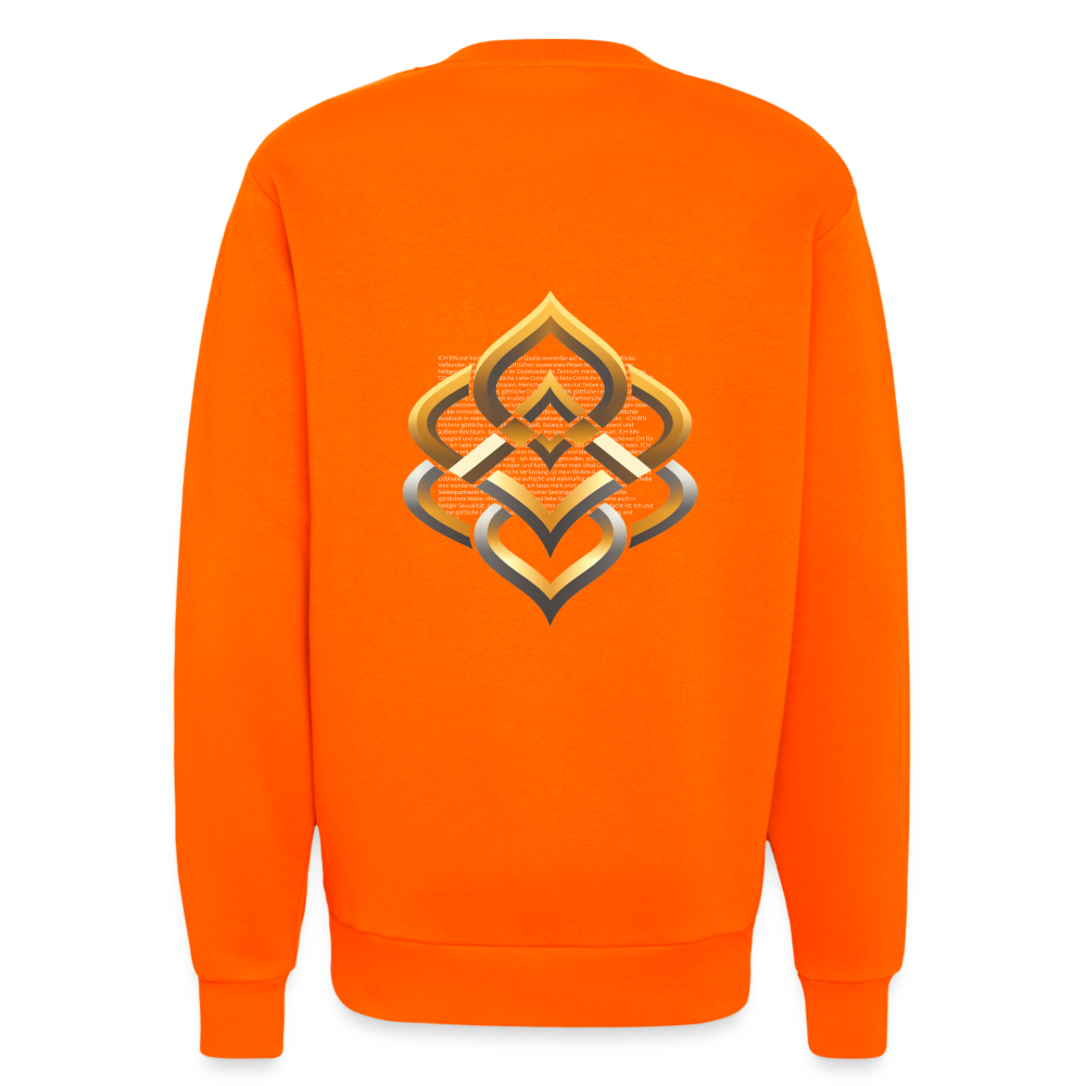 chisign Organic Relaxed Crew Neck Made in EU - SUNSET ORANGE