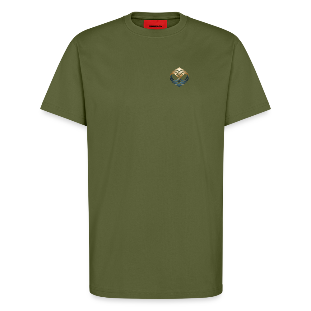 everosano Organic Relaxed T-Shirt Made in EU - MOSS GREEN