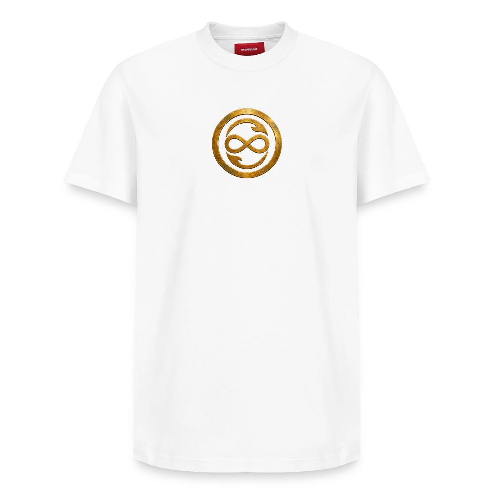Relaxed Unisex Supima Cotton T-Shirt – ANIMA AETERNA - Weiß
