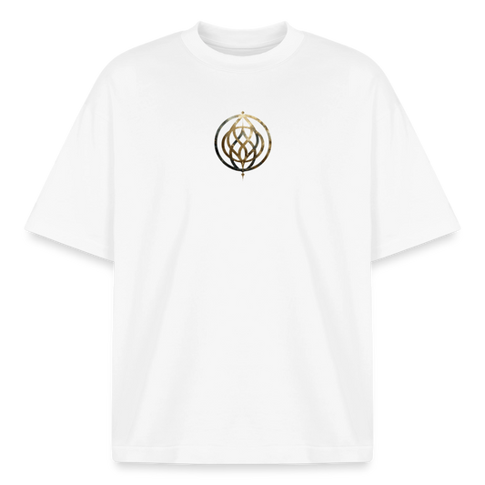 Heavyweight Unisex Bio T-Shirt „Pax Interna“ – der innere Frieden" - Weiß