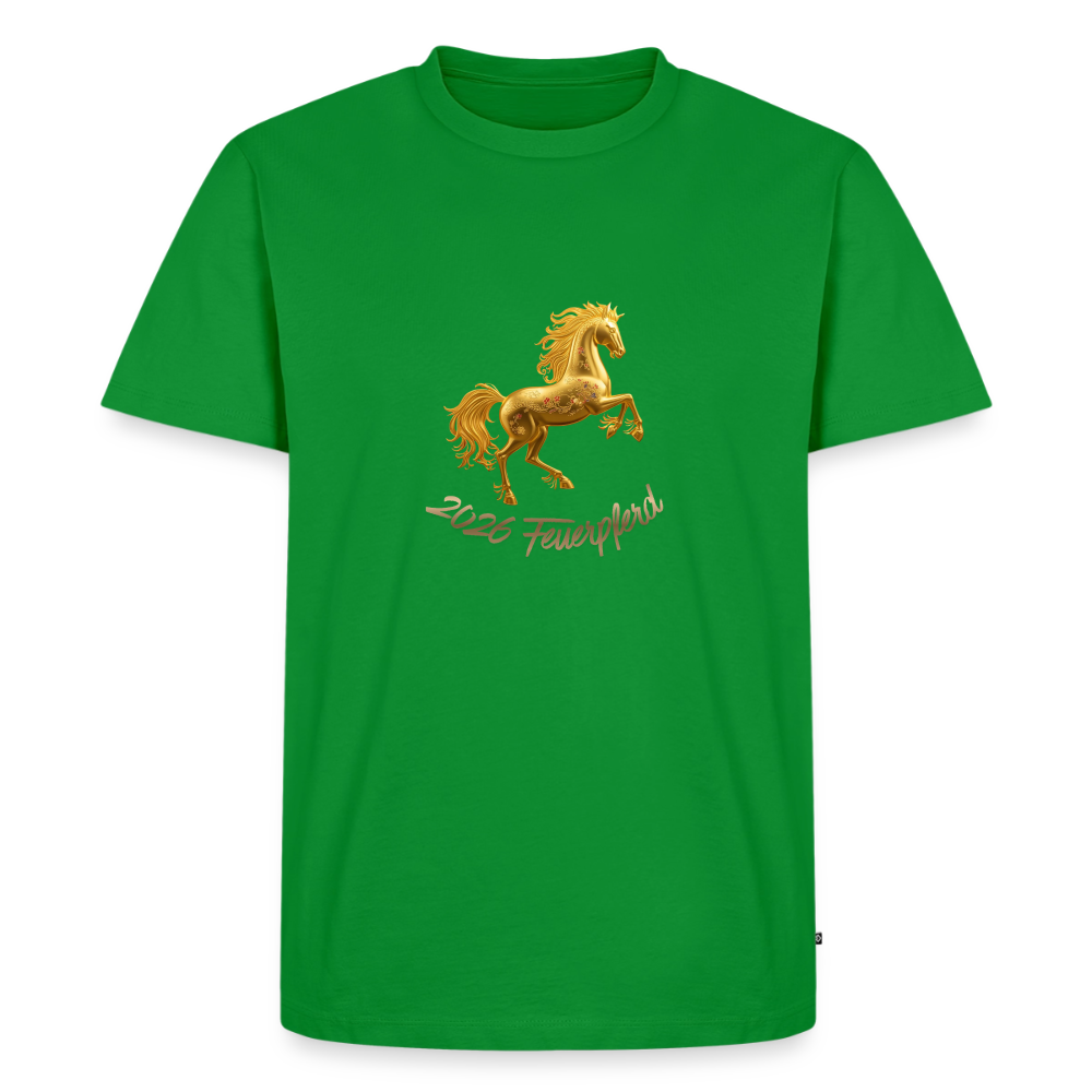 Feuerpferd Bio Männer Premium T-Shirt - Grün