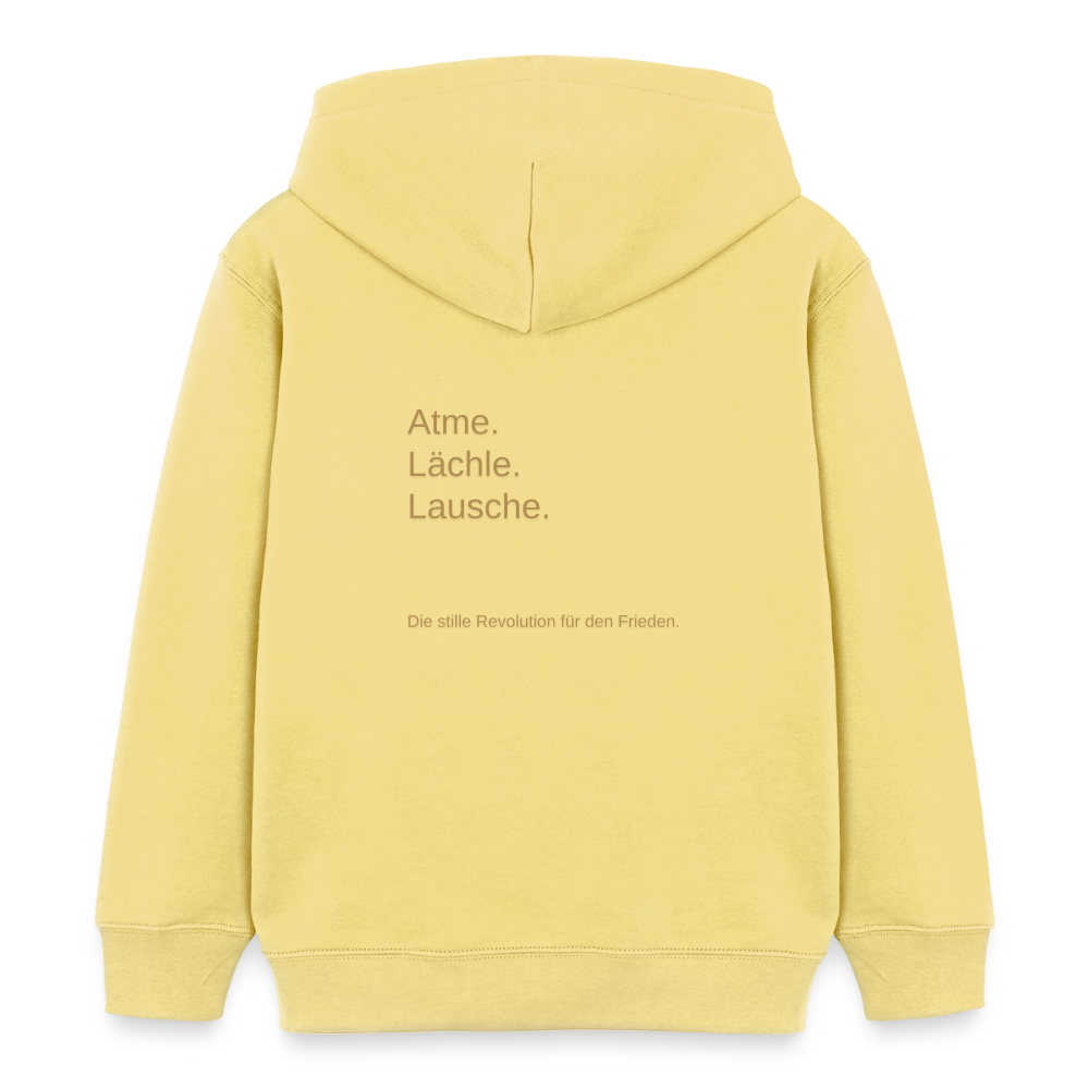 Kinder Organic Hoodie Mini Cruiser "Monade" - Gelb Viva 
