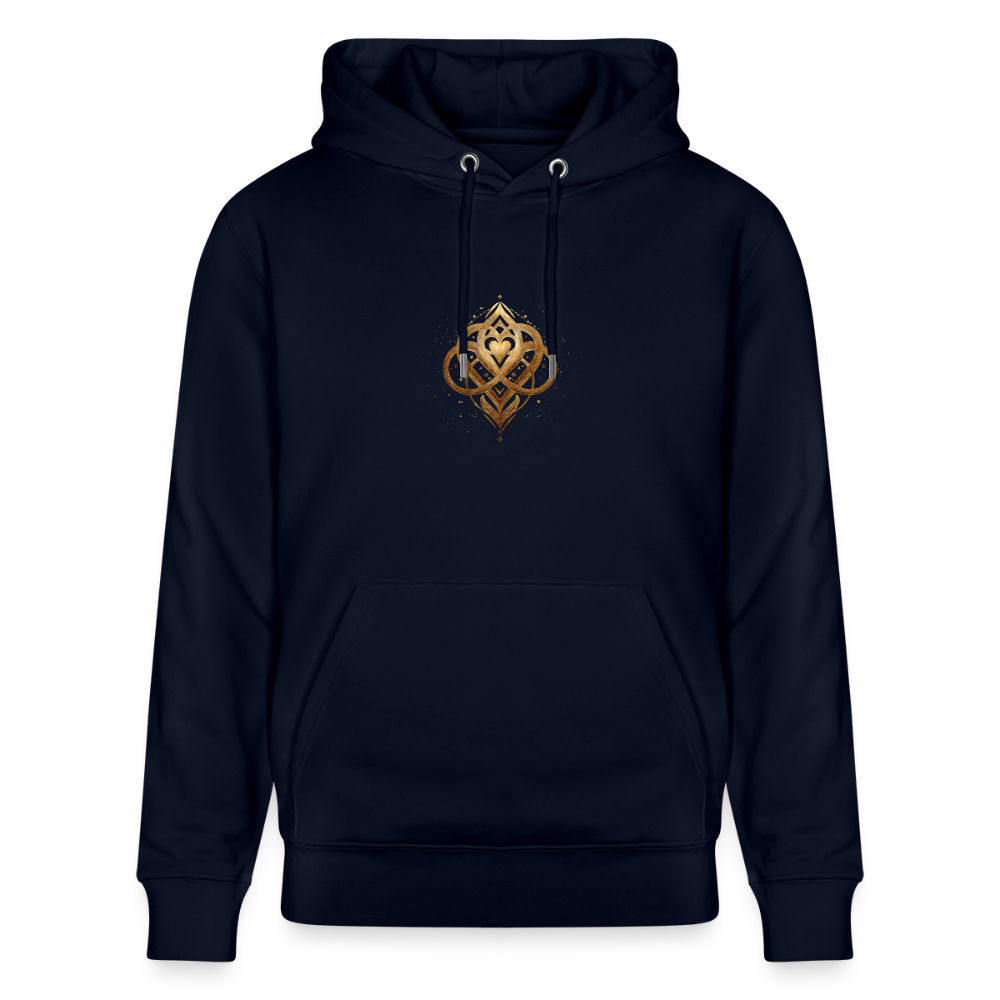 Unisex Bio-Hoodie "Agape" - Navy