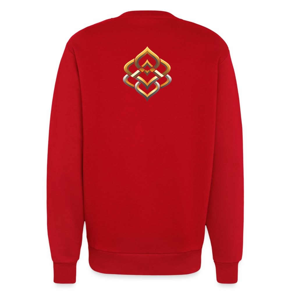 chiSign Organic Relaxed Crew Neck Made in EU - Rot