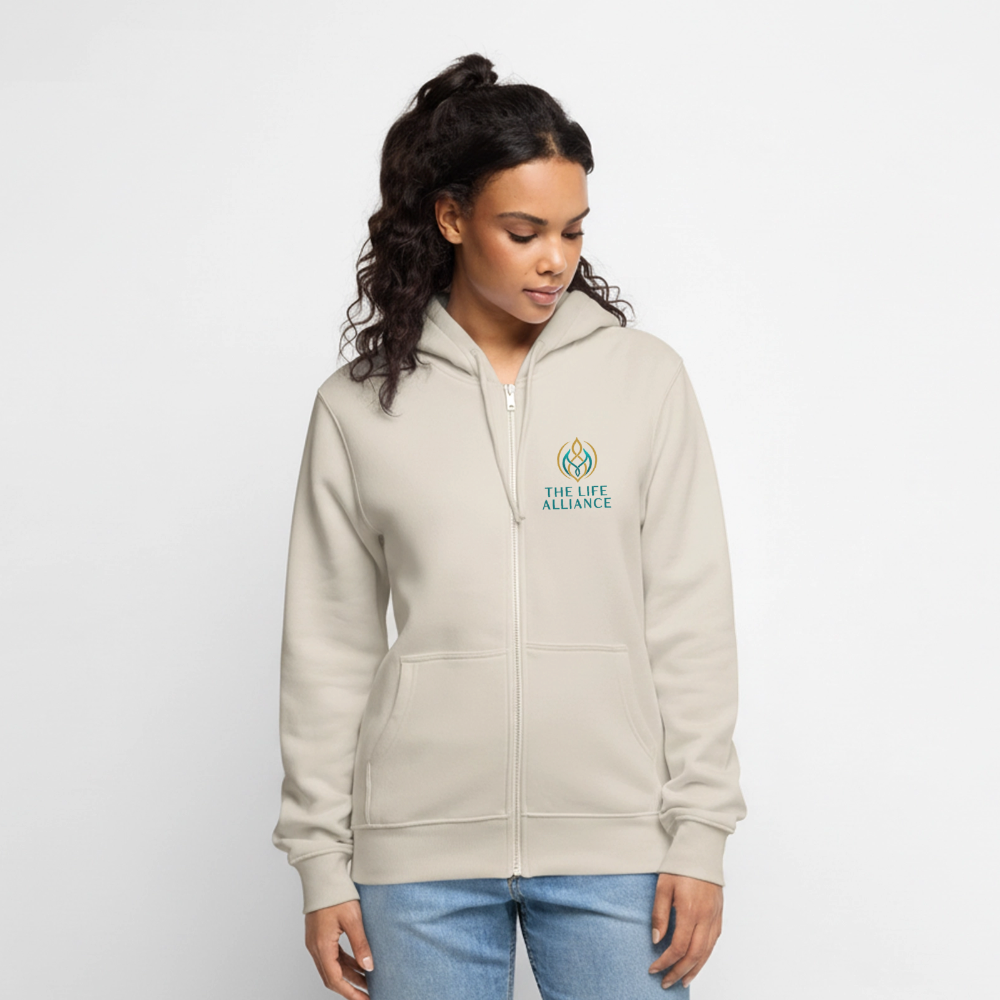 Unisex Premium Kapuzenjacke - Beige